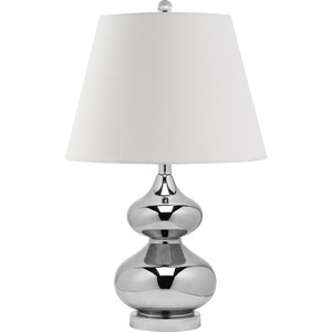 Rain Drop Table Lamp - Safavieh , Silver/White