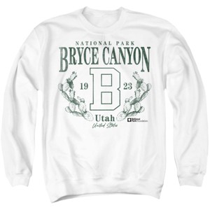 Men's Bryce Canyon National Park Prickly Pear Wreath Crewneck Sweatshirt - 1 of 4