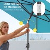 Sonkuki 10x6.5 FT Outdoor Patio Umbrella Market Table Umbrella With a Crank for Garden, Deck and Pool - 4 of 4