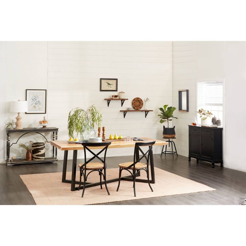 Set of 2 Farmhouse Iron Dining Chair - Olivia & May, 6 of 24