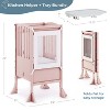 Guidecraft Contemporary Kitchen Helper Toddler Tower and Mealtime and Play Tray Bundle: Folding and Adjustable Kids Step Stool - 3 of 4