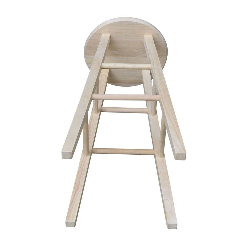 Round Top Barstool Unfinished - International Concepts, 6 of 11