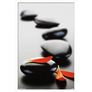 Trends International Massage Stones - Red Framed Wall Poster Prints - 1 of 4