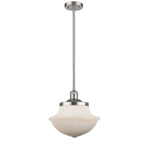 Oxford - 1 Light Stem Hung Mini Pendant In Traditional Style-11.5 Inches Tall and 11.75 Inches Wide - 1 of 1