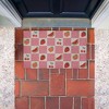 Stupell Industries Pink Kitchen Fruits Checkered Printed Outdoor Imitation Sisal Door Mat, design by Lil' Rue - 4 of 4