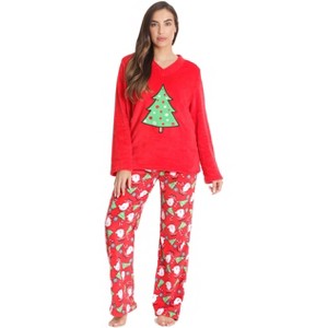 Just Love Plush Pajama Sets for Women / Winter Fleece Christmas Pajamas - 1 of 2