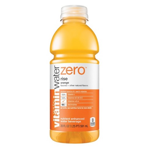 Vitaminwater Zero Rise Orange - 20 Fl Oz Bottle : Target