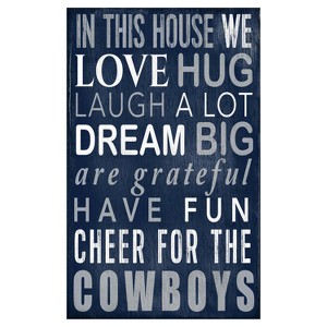 NFL Fan Creations In This House Sign - 1 of 1