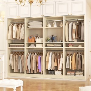 Aheaplus Closet System with 2 Hanging Rods - 1 of 4