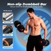 FLYBIRD 90lb Weight Set with Connector Bar, 4 in 1 Workout Gear with Dumbbell - 3 of 4