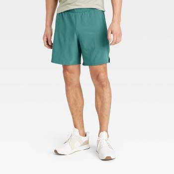 Men's Stretch Woven Shorts 7 - All In Motion™ Green Xxl : Target