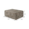 Sapphtopaz Modern Ottoman with Corduroy Upholstered Versatile Pouf Foot Stool with Cozy Texture Plush Sofa Ottoman for Living Room, Bedroom - 4 of 4