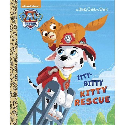 The Itty-bitty Kitty Rescue ( Little Golden Books) (Hardcover)