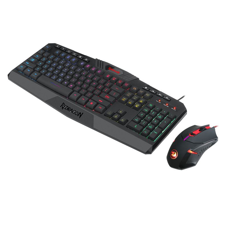 Redragon Gaming Essentials S101-3 Wired Gaming Keyboard and Optical Mouse Bundle with RGB Backlighting, 4 of 8
