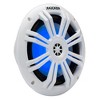 Fusion MS-RA60 Marine Stereo With Wireless Connectivity with 2 Pairs 49KM604WL KM 6.5" 4Ω Blue Lighted LED Marine Coaxial Speakers - Pair - 4 of 4