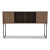 Alera Alera Open Office Desk Series Hutch, 59w x 15d x 36.38h, Modern Walnut - 2 of 4