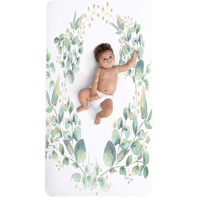 JumpOff Jo Fitted Crib Sheet, Cotton Crib Sheet for Standard Sized Crib Mattresses, Hypoallergenic and Breathable, 28" x 52"
