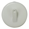 Simple Living Solutions Magnetic Christmas Wreath Hanger - 2.75" - White - 2 of 3