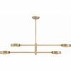 Crystorama Lighting Orson 4 - Light Chandelier in  Modern Gold - 2 of 4