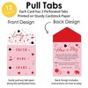 Big Dot of Happiness Lucky in Love Truth, Dare, or Share Pull Tabs Game, Las Vegas Bachelorette Party Game Pickle Cards - Set of 12 - 3 of 4