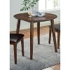 NicBex Round Dining Table Set for 2 Transitional Solid Wood Round Dining Table with 2 Chairs for Kitchen - 4 of 4
