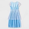 Girls' Disney Princess Cinderella Dress-up NightGown - Blue - 2 of 3