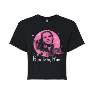 Women's - Wizard of Oz - Run Toto Run Cropped Graphic T-Shirt - 1 of 4