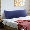PiccoCasa Body Soft Cotton Envelope Closure Bolster Full Body Pillowcases 1 Pc - 2 of 3