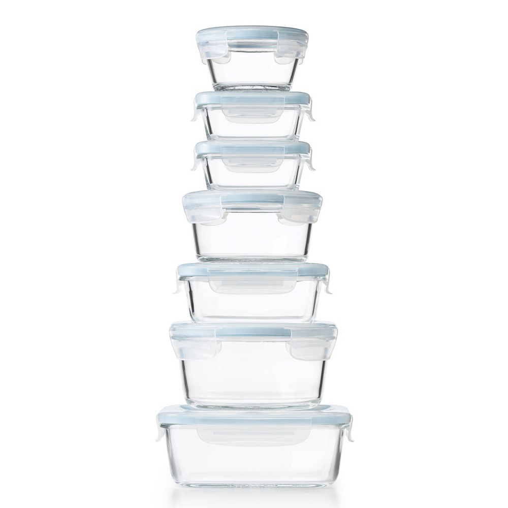 Food Storage Container Smart Seal Glass 14pc  - OXO