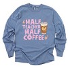 Simply Sage Market Half Teacher Half Coffee Garment Dyed Long Sleeve - 2 of 4
