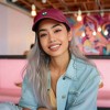 Dalix Sushi Roll Embroidered Maki Cotton Dad Hat Baseball Cap Adjustable Womens - 2 of 4