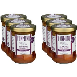 Tonnino Albacore Tuna Fillet with Ginger Soy in Olive Oil  - 6.3 oz (Case of 6) - 1 of 2