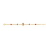 Disney Womens Mickey Mouse Bracelet with Station Pendants 6.5" + 1" - Gold Plated Mickey Bracelet Officially Licensed - 3 of 4