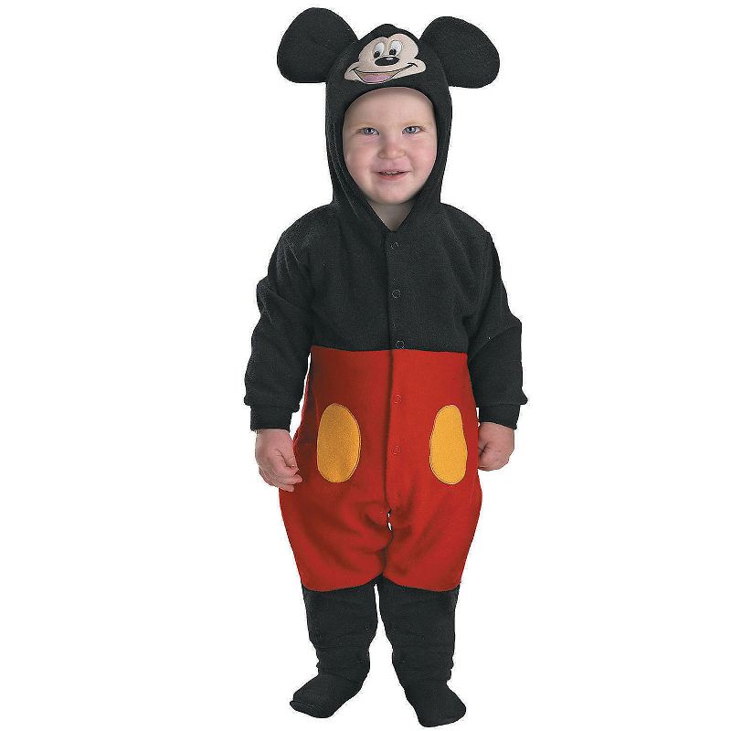 Infant Mickey Mouse Costume - Size 12-18 months - Black, 1 of 2