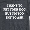 Men's - Instant Message - I Want To Pet Your Dog Short Sleeve Graphic T-Shirt - 2 of 4