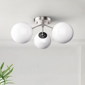Maxax 17" Crystal Globe Ceiling Light - 1 of 4