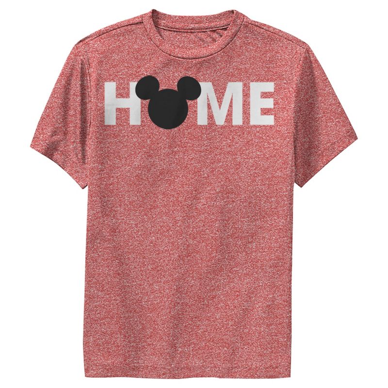 Boy's Disney Mickey Mouse Home Iconic Ears Performance Tee, 1 of 5