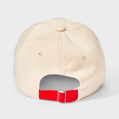 Gameday Social Club Two-Toned Baseball Hat - Universal Thread Beige/Red - image 3