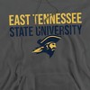 East Tennessee State University Official Stacked Adult Pull-Over Hoodie - 2 of 4