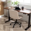 RISOKEYS Modern Swivel Home Office Chair Swivel Height Adjustable Ergonomic Chair Armless Desk Chair for Study Rooms,Bedrooms.(Chair Only) - 2 of 4