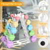 MOEPISY Dumbbell Rack 5 tier(Dumbbells not included), A-Frame Metal Dumbbell Holder with Handle - 3 of 4