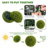 Artificial Plant Topiary Ball for Home Office, Garden, Wedding, Porch Decor - 3 of 4