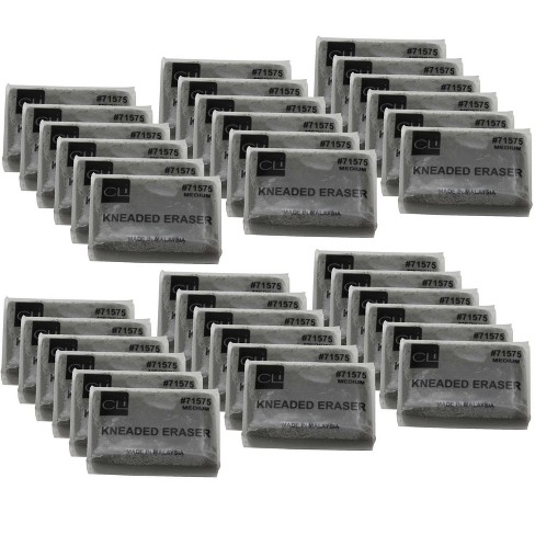 Charles Leonard (6 BX) Economy Eraser Caps Assorted