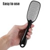 Unique Bargains Stainless Steel Removes Dead Skin Pedicure Scrubber Foot File Black 1 Pc - 4 of 4