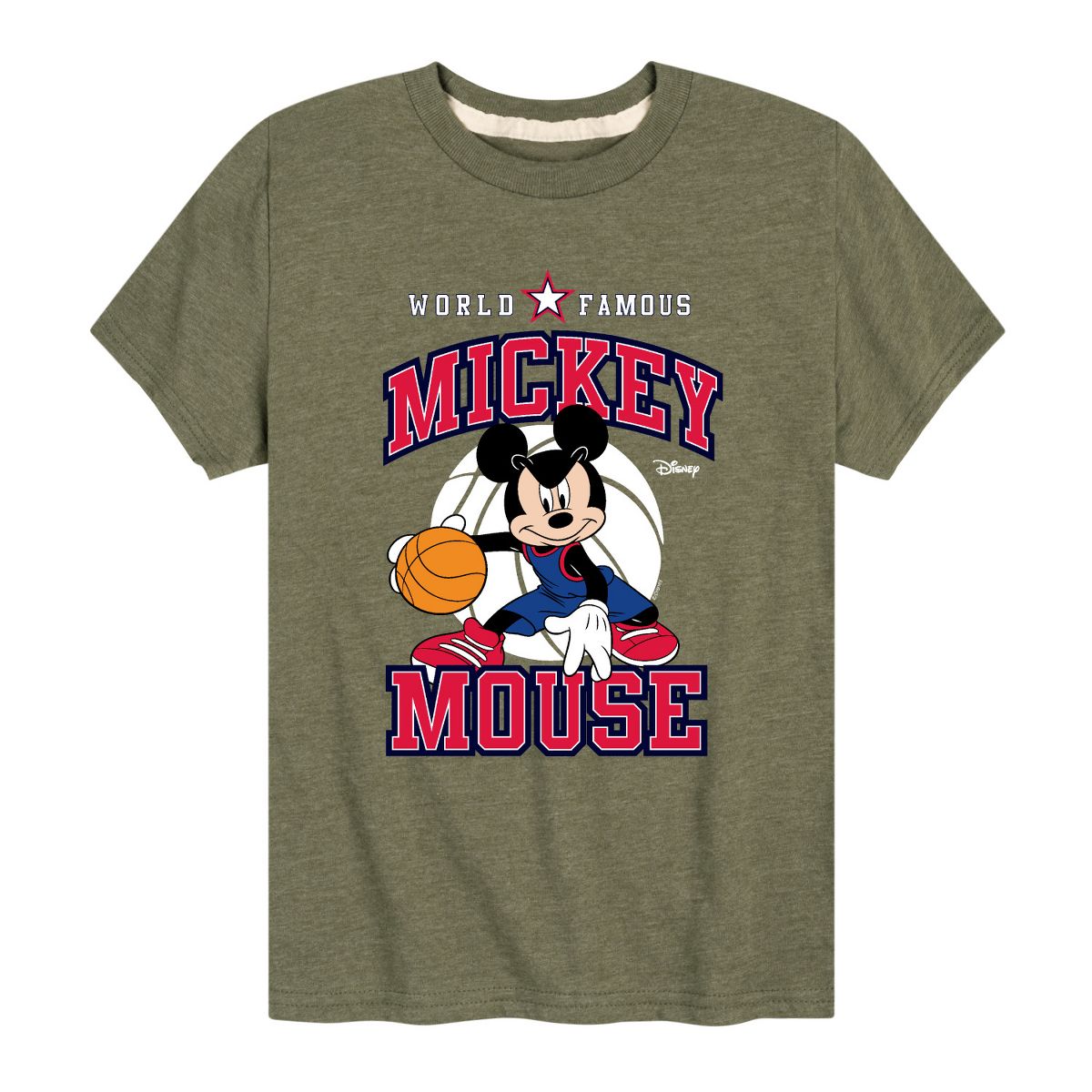 Boys' - Disney - Mickey Basketball Jersey Short Sleeve Graphic T-Shirt - thumbnail 7