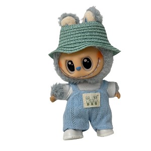 Labubu Out-and-About Overalls Set with Hat and Shoes - 1 of 4
