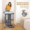 JOYMOR Baby Bassinet Bedside Sleeper, 4 in 1 Rocking Bassinet for Baby, 7 Height Adjustable, Bedside Bed with Wheels Mattress - 4 of 4