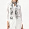 Unique Bargains Sequined Cut-Out Scarf 1 Pc - 3 of 4