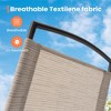 Pellebant 2pc Patio Folding Chairs 2-Pack Dining Chairs Outdoor Portable Sling with Armrest - 4 of 4