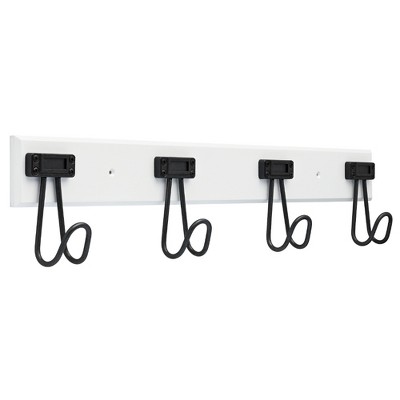 27" Label hook rail - White/soft iron - Threshold™